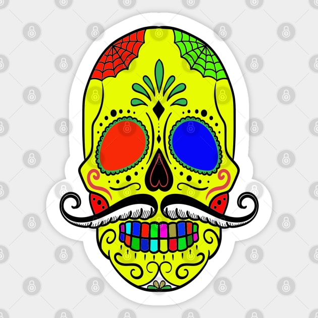 Skull Sticker by Shreedigital 